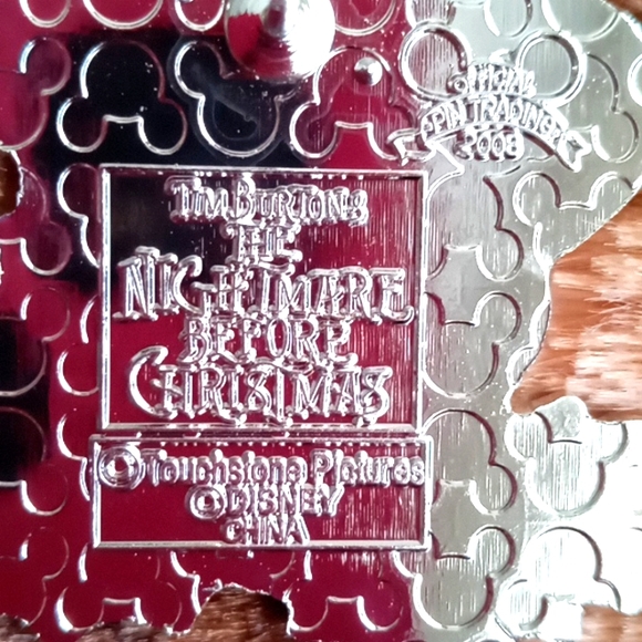 COPY - 2008 JACK SKELETON NIGHTMARE BEFORE CHRISTMAS HOLIDAY PIN - Picture 3 of 6